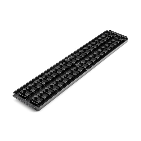 Tekton 40 Slot Universal Socket Organizer for 3/8 Inch Drive Sockets and Bit Sockets, Black - OST13240